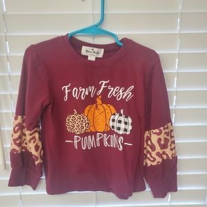 Toddler girl fall sweatshirt